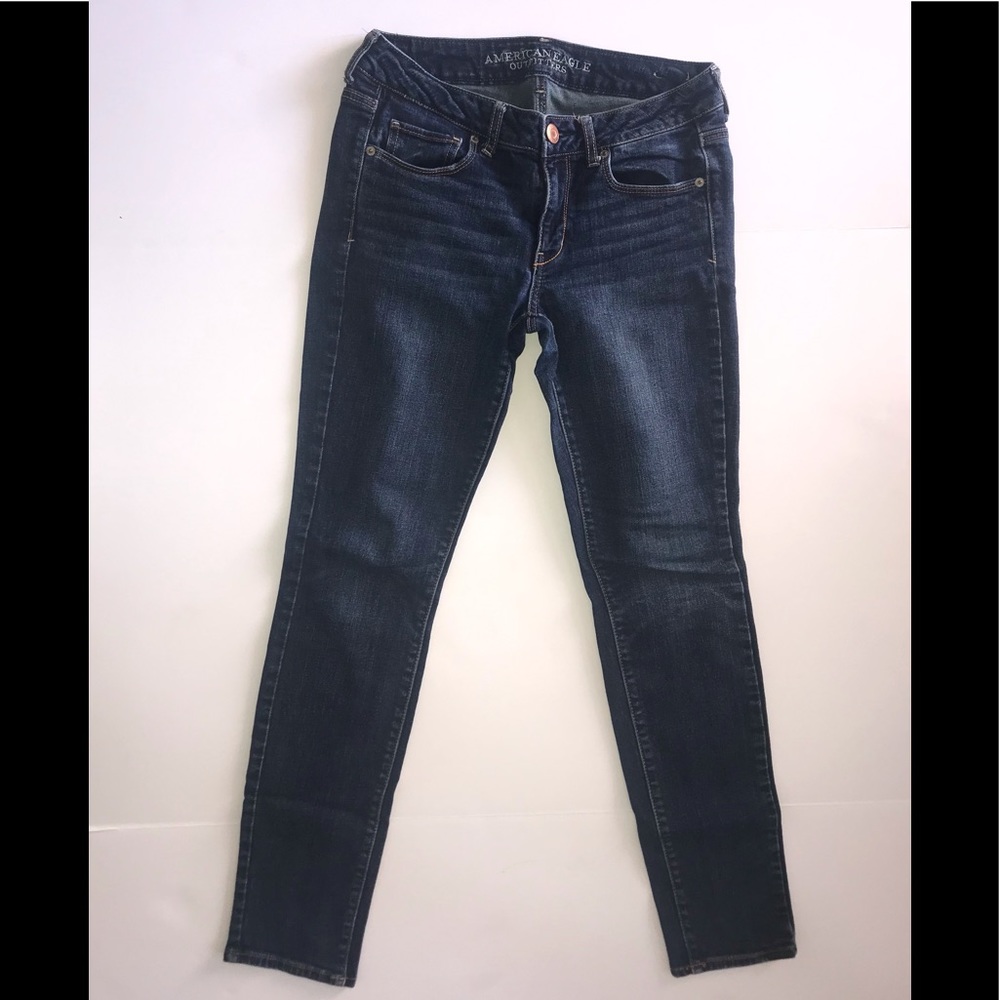 American Eagle Women’s Skinny Stretch Dark Wash 8